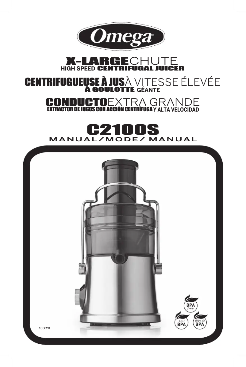 Page n°1 - Manuel utilisateur Omega C2100S