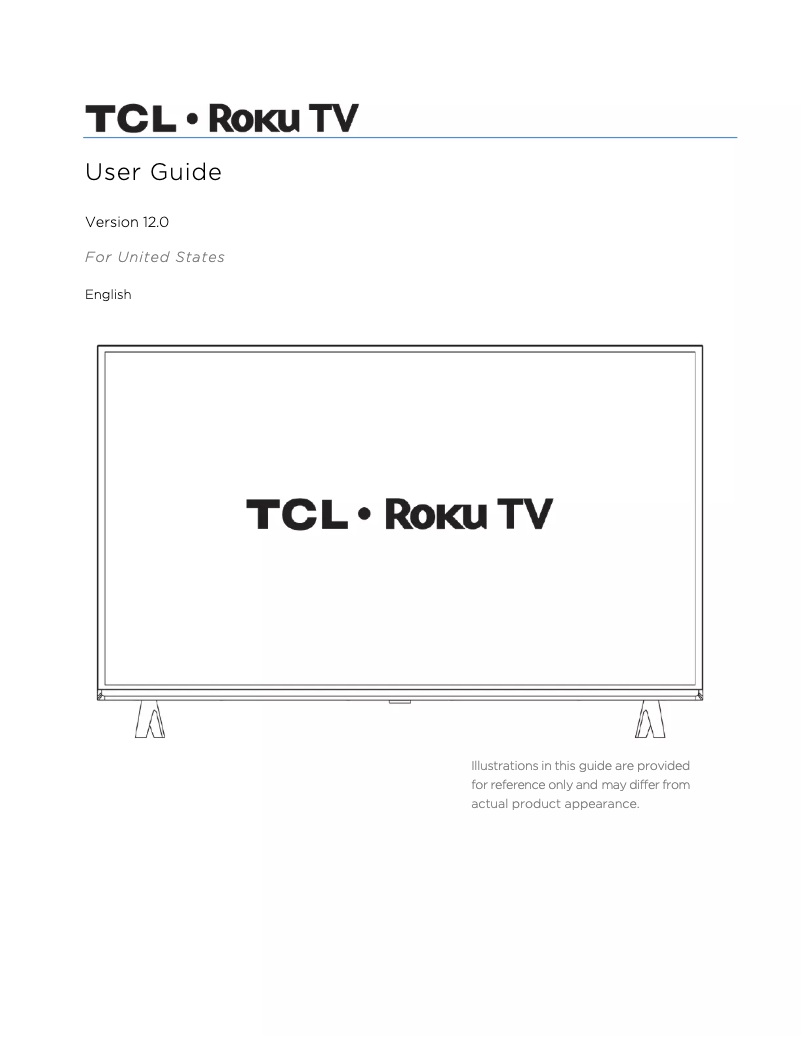 Page 1 de la notice Manuel utilisateur TCL 43S310R