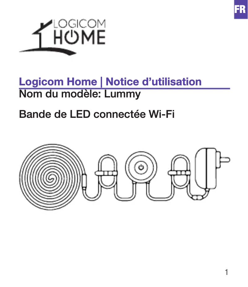 Page 1 de la notice Manuel utilisateur Logicom Lummy l