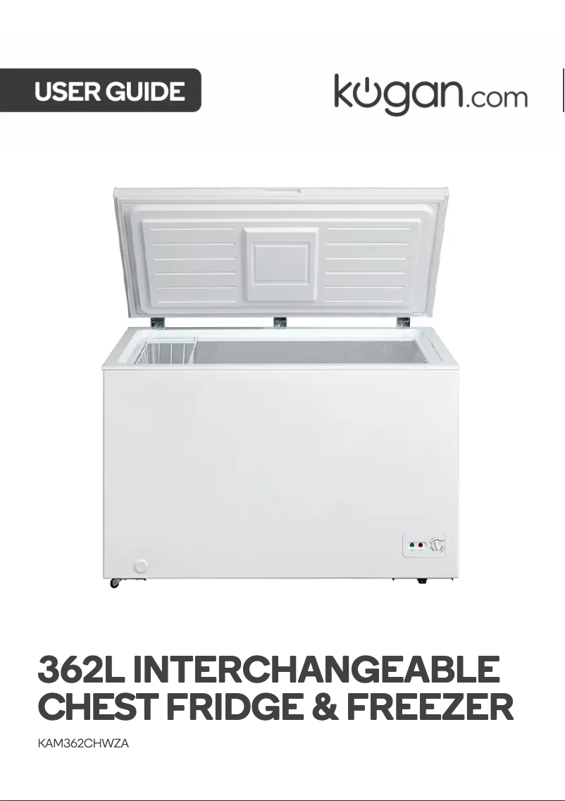 Image de la première page du manuel de l'appareil KAM362CHWZA