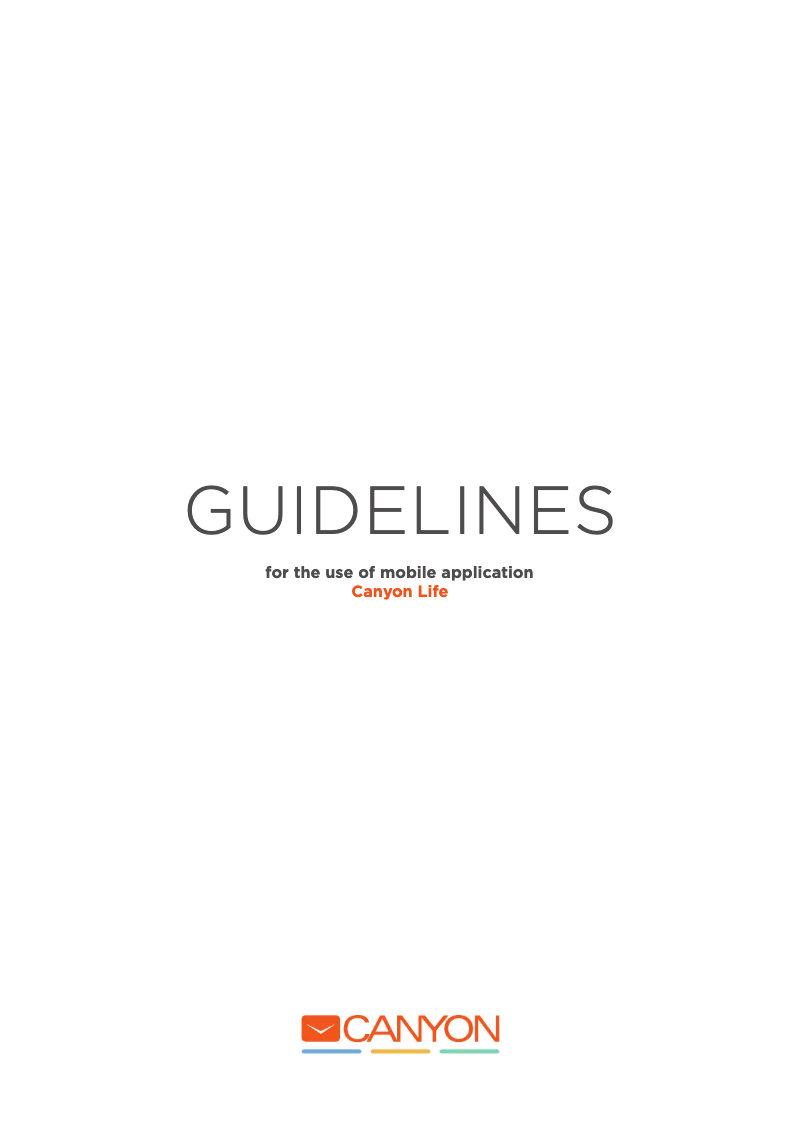 Página 1 del manual Manual de usuario Canyon CNE-SB01BN