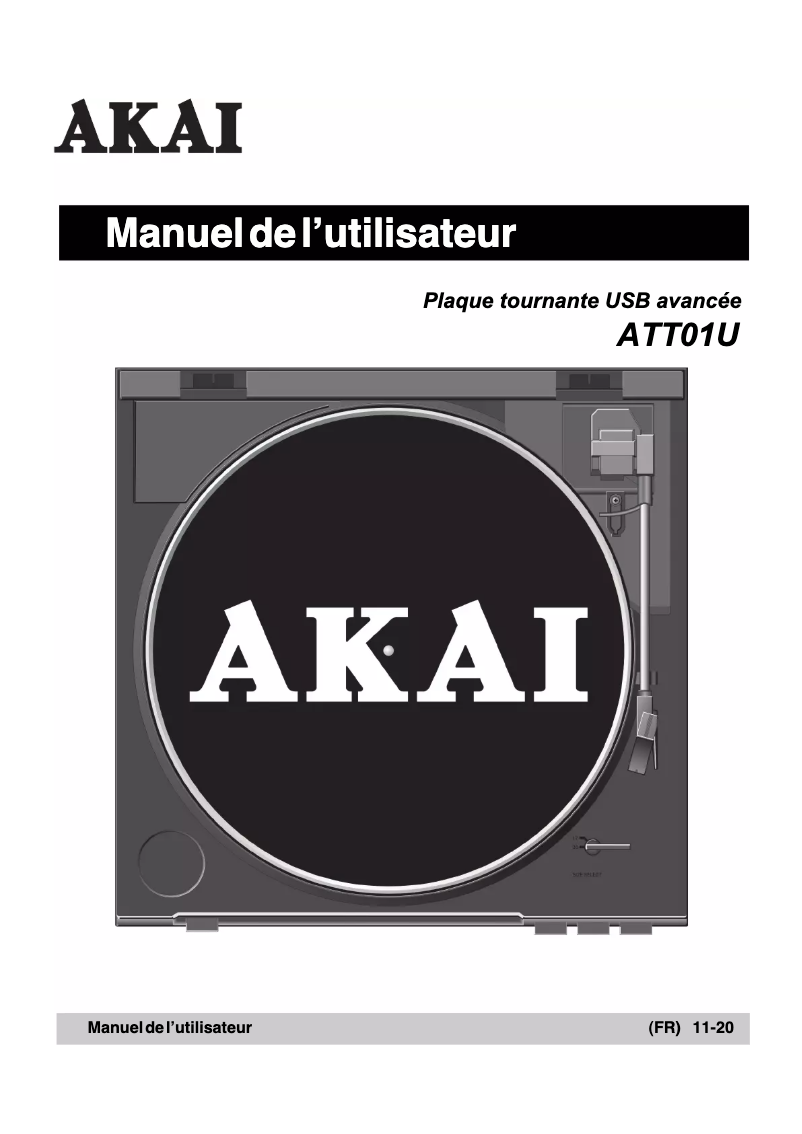Image de la première page du manuel de l'appareil ATT01U
