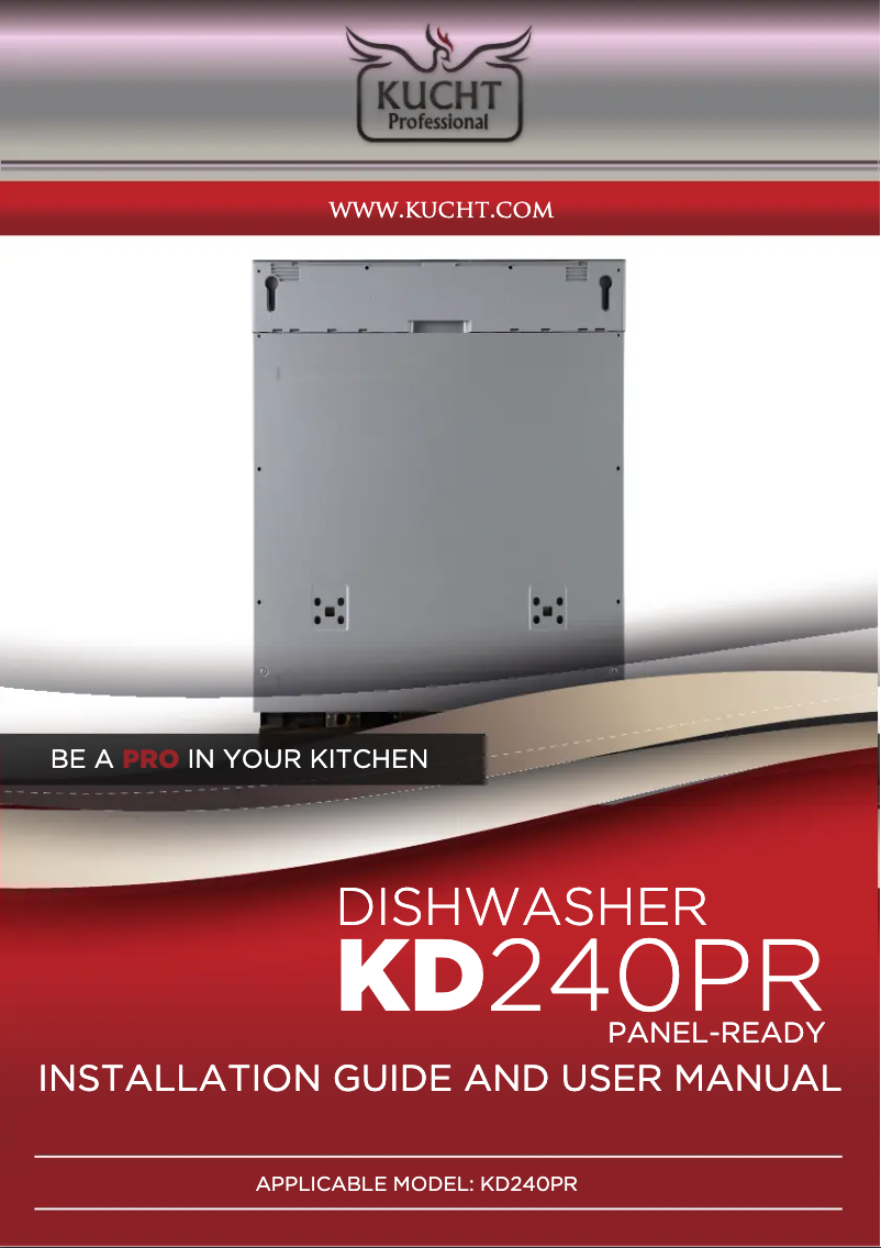 Page 1 de la notice Manuel utilisateur Kucht KD240PR