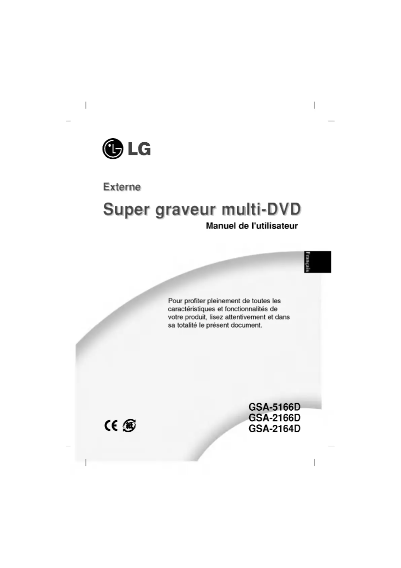 Página 1 del manual Manual de usuario LG GSA-2164D