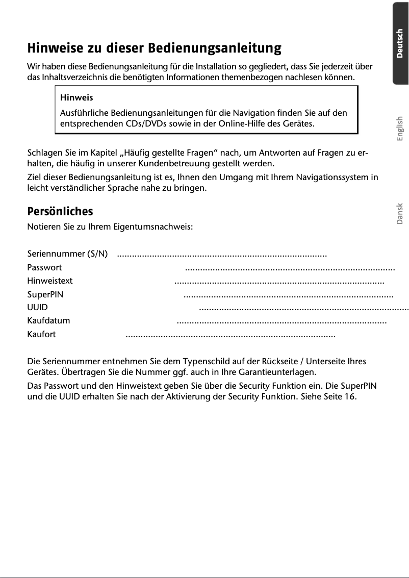 Image de la première page du manuel de l'appareil GoPal P4245 M20 (MD 97504)