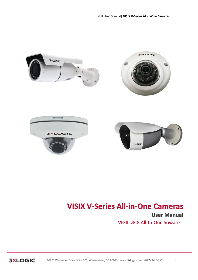 Image de la première page du manuel de l'appareil VISIX V