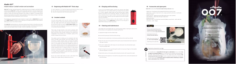 Image de la première page du manuel de l'appareil Aladín 007