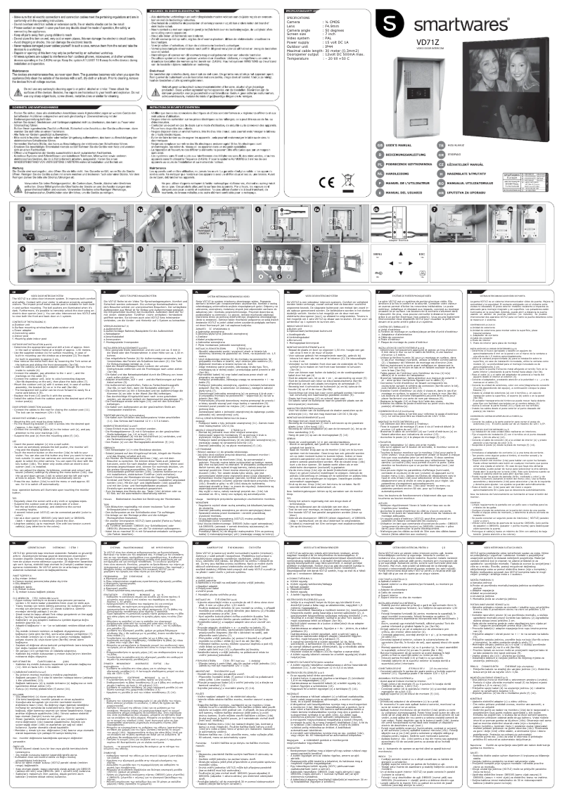 Page 1 de la notice Manuel utilisateur Smartwares 10.007.60