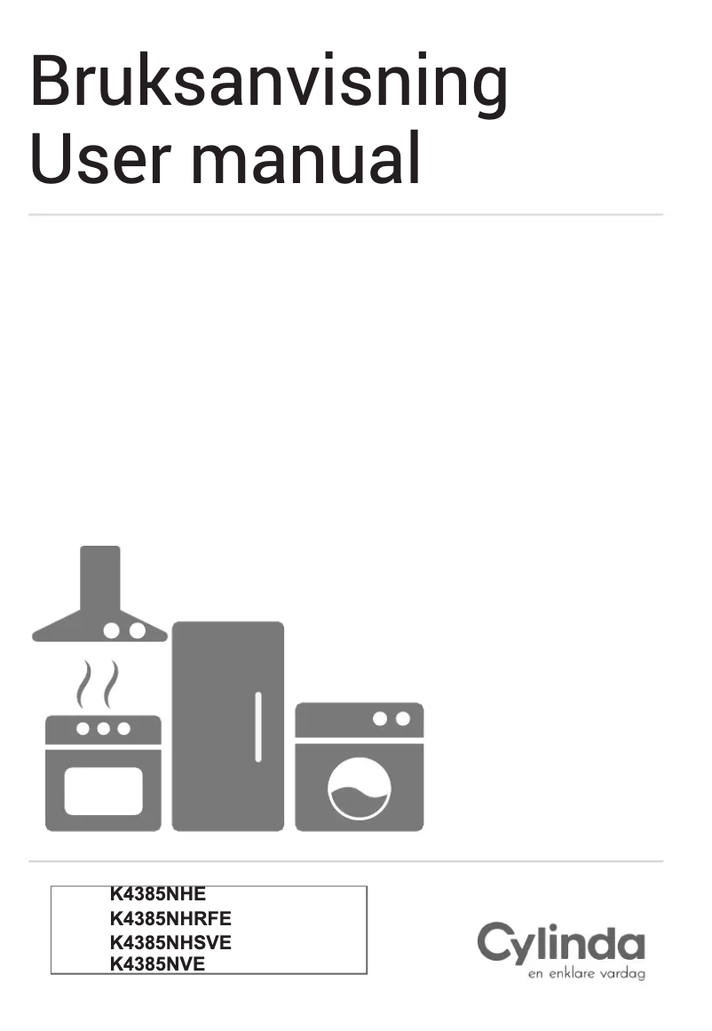 Image de la première page du manuel de l'appareil K4385NHRFE