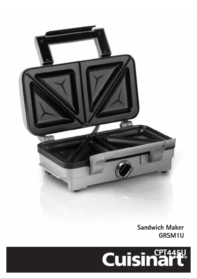 Page 1 de la notice Manuel utilisateur Cuisinart GRSM1U