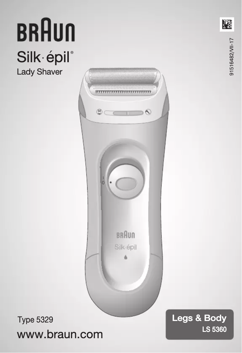 Page n°1 - Manuel utilisateur Braun Silk-épil LS 5-360