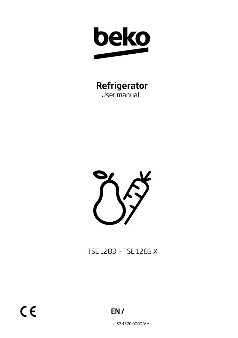 Page n°1 - Manuel utilisateur Beko TSE 1283