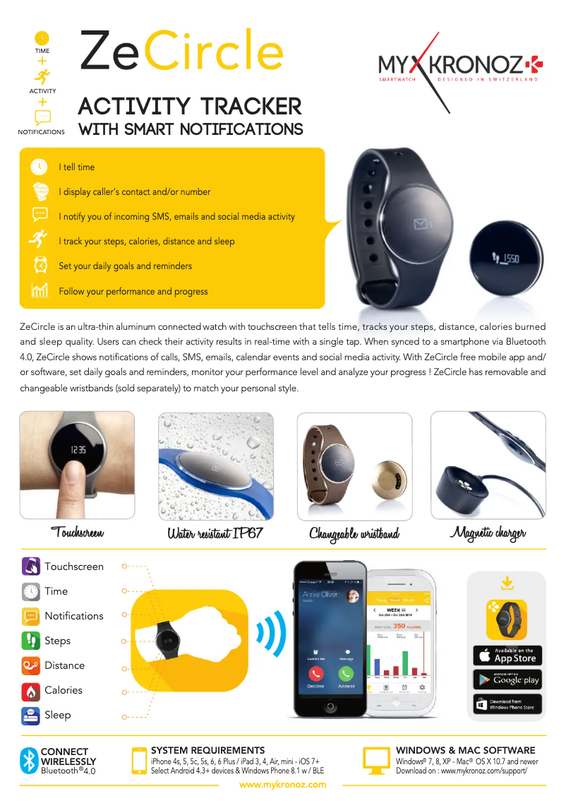 Image de la première page du manuel de l'appareil ZeCircle