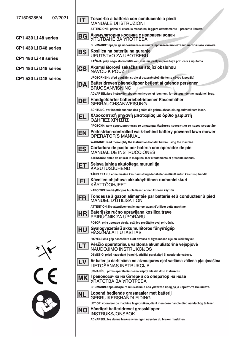 Page n°1 - Manuel utilisateur Stiga Combi 743 Q AE