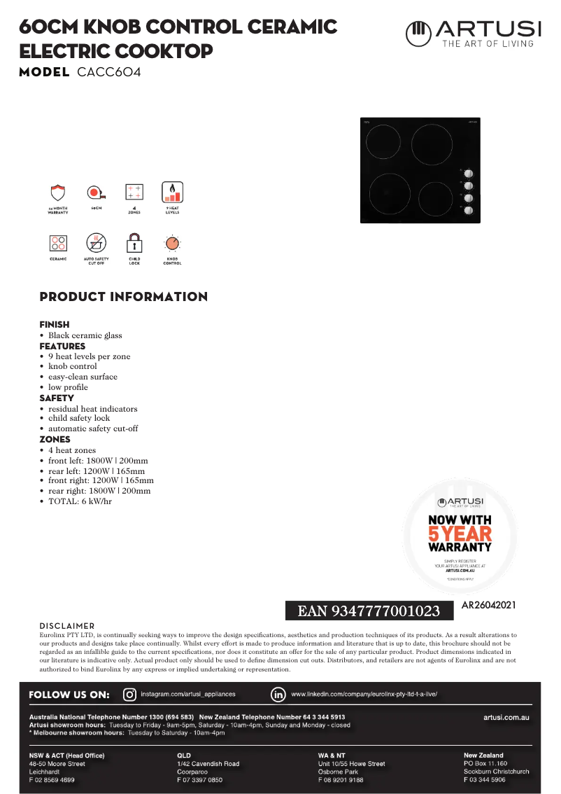 Image de la première page du manuel de l'appareil CACC604