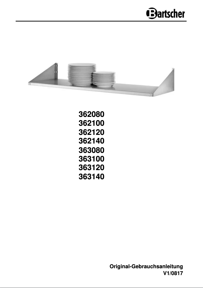 Image de la première page du manuel de l'appareil 362140