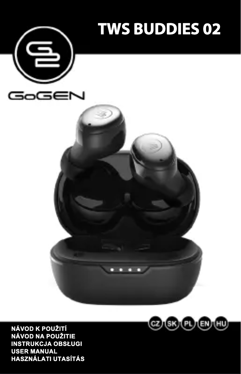 Page 1 de la notice Manuel utilisateur GoGen TWS BUDDIES 02