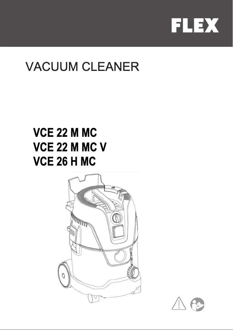 Page 1 de la notice Manuel utilisateur Flex VCE 22 M MC