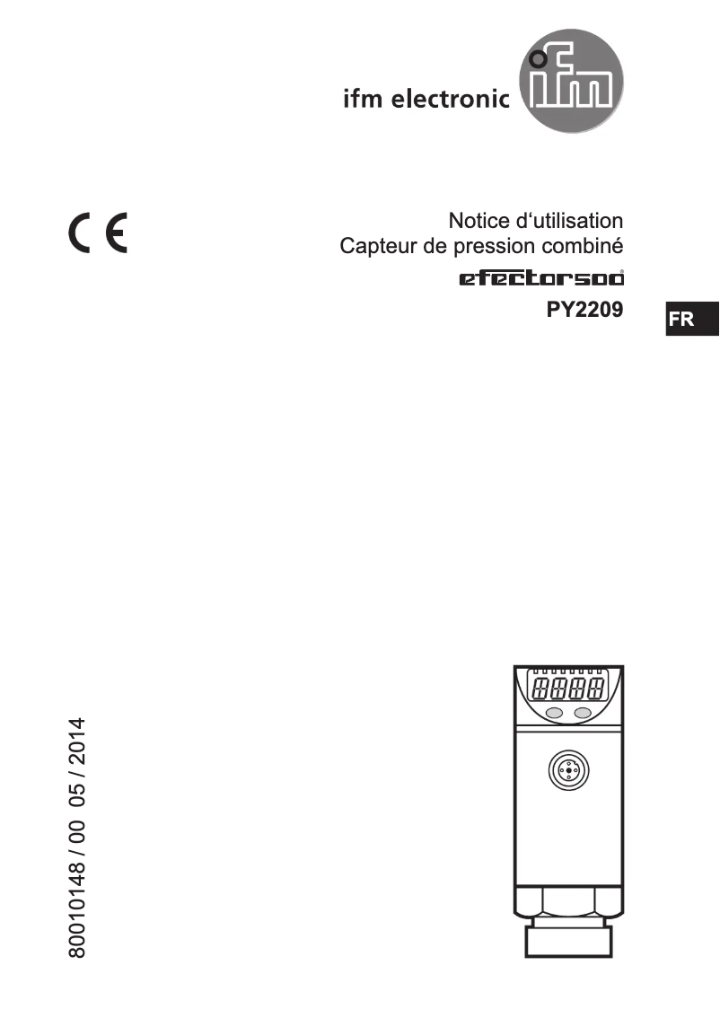 Page n°1 - Manuel utilisateur IFM PY2209