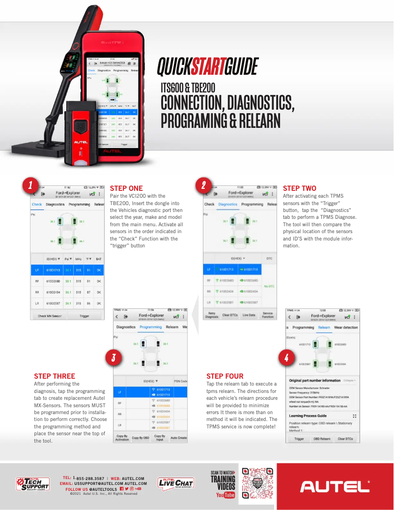 Image de la première page du manuel de l'appareil MaxiTPMS ITS600