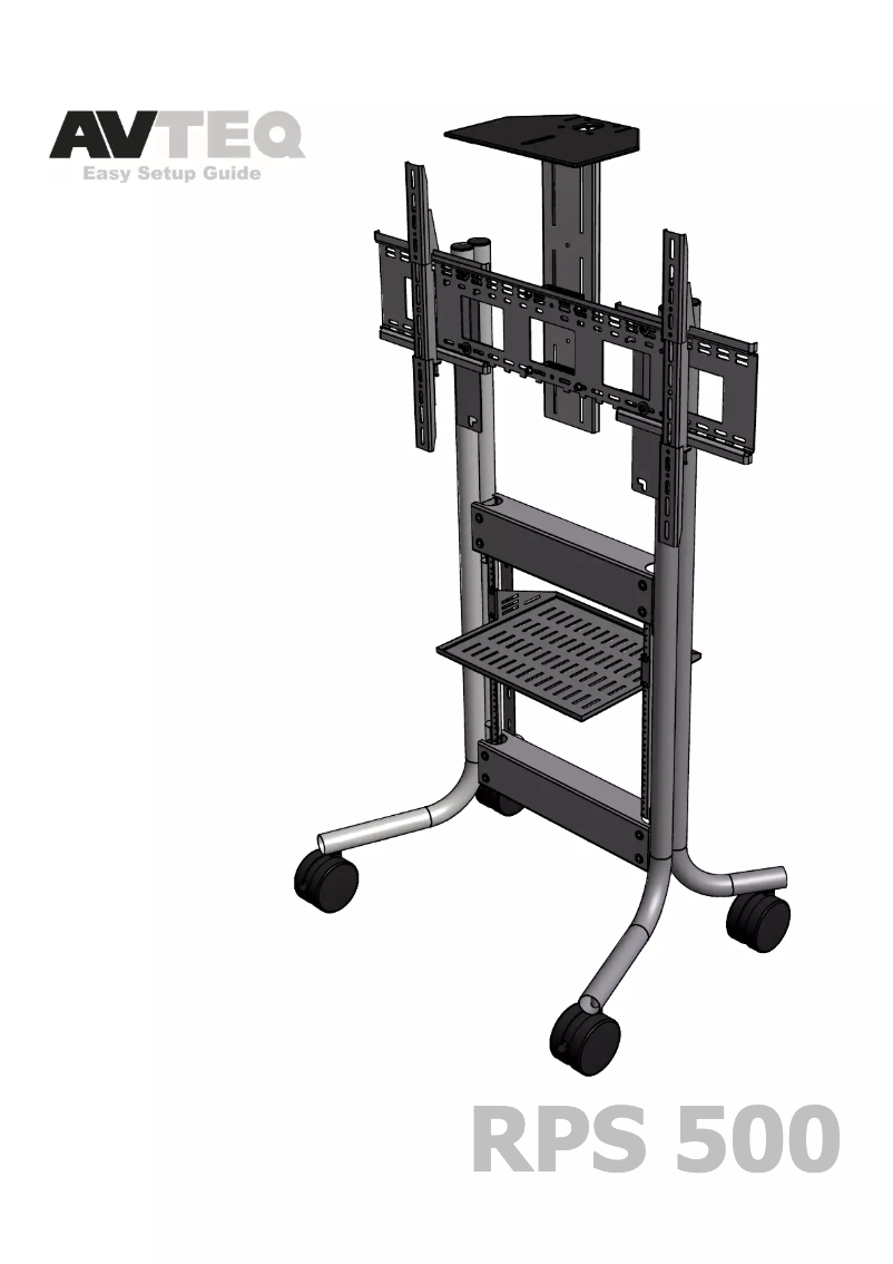 Image de la première page du manuel de l'appareil RPS 500