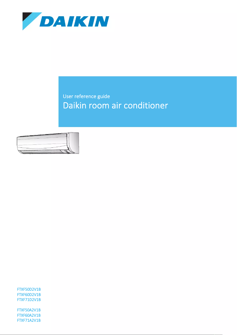 Página 1 del manual Manual de usuario Daikin FTXF50D2V1B
