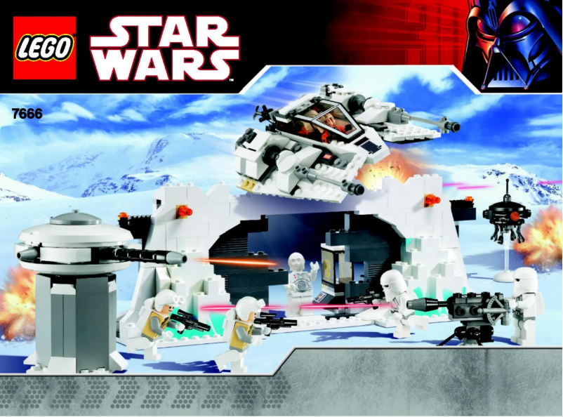 Page n°1 - Manuel utilisateur Lego Hoth Rebel Base (TM)