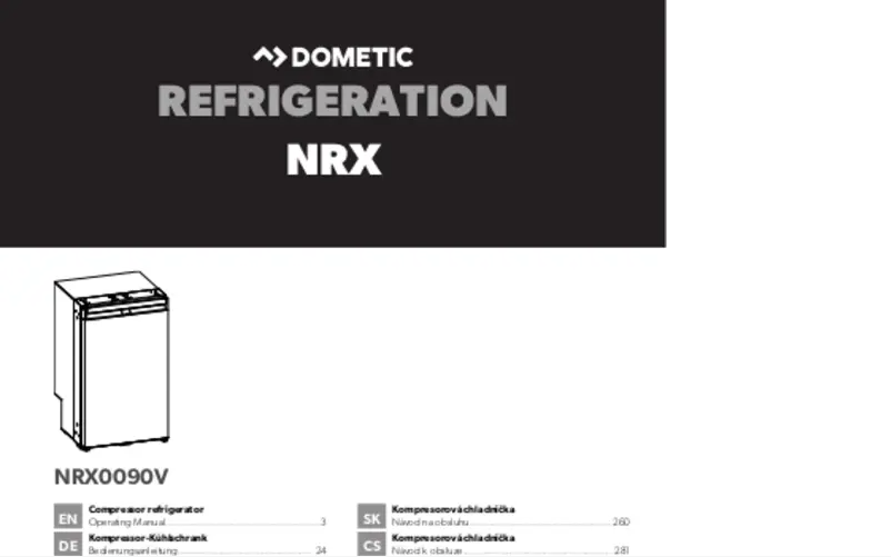 Imagen de la primera página del manual del dispositivo NRX 90V