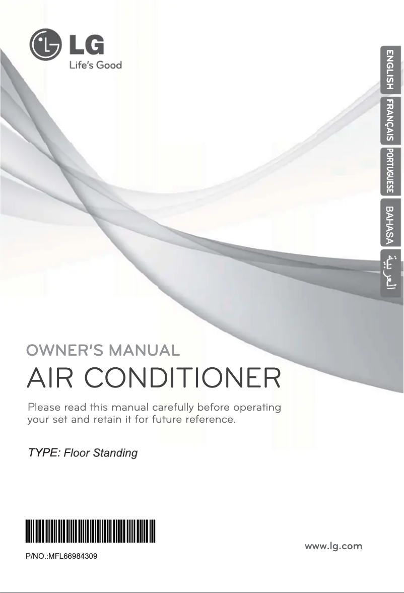 Page 1 de la notice Manuel utilisateur LG TPNC508TLA4