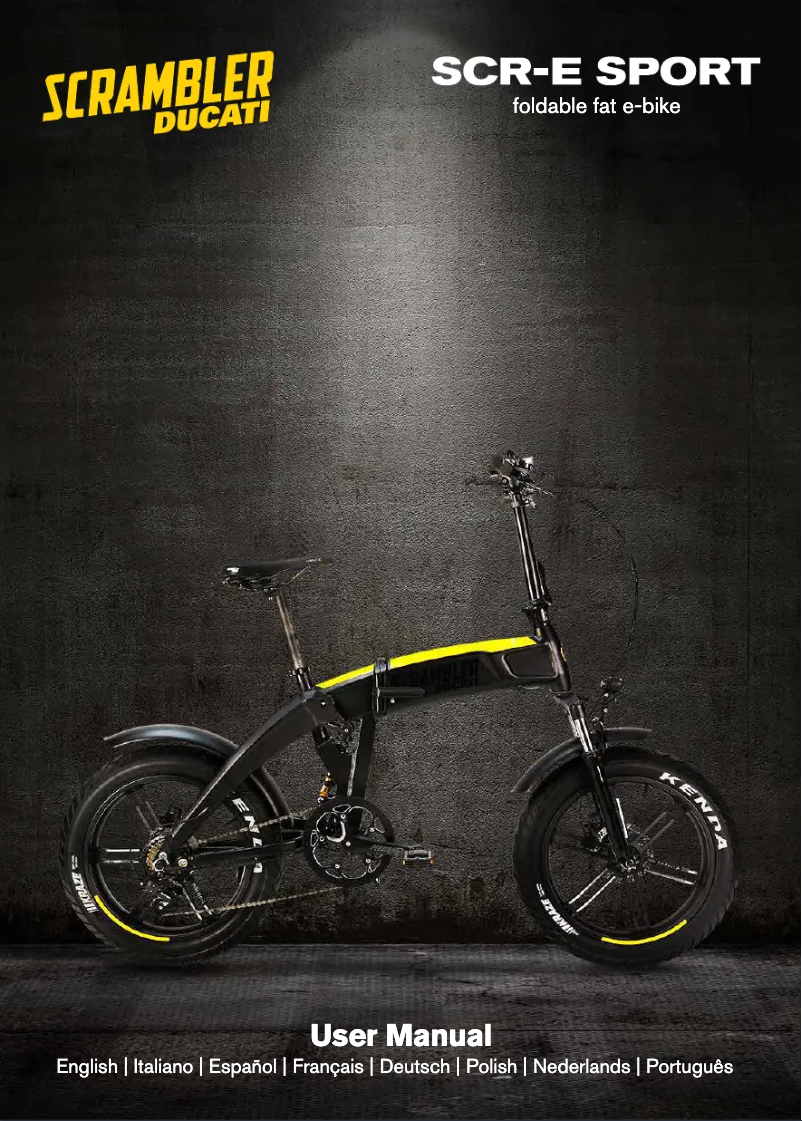 Página 1 del manual Manual de usuario Ducati Scrambler SCR-E Sport