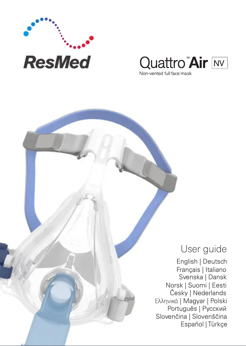 Image de la première page du manuel de l'appareil Quattro Air NV