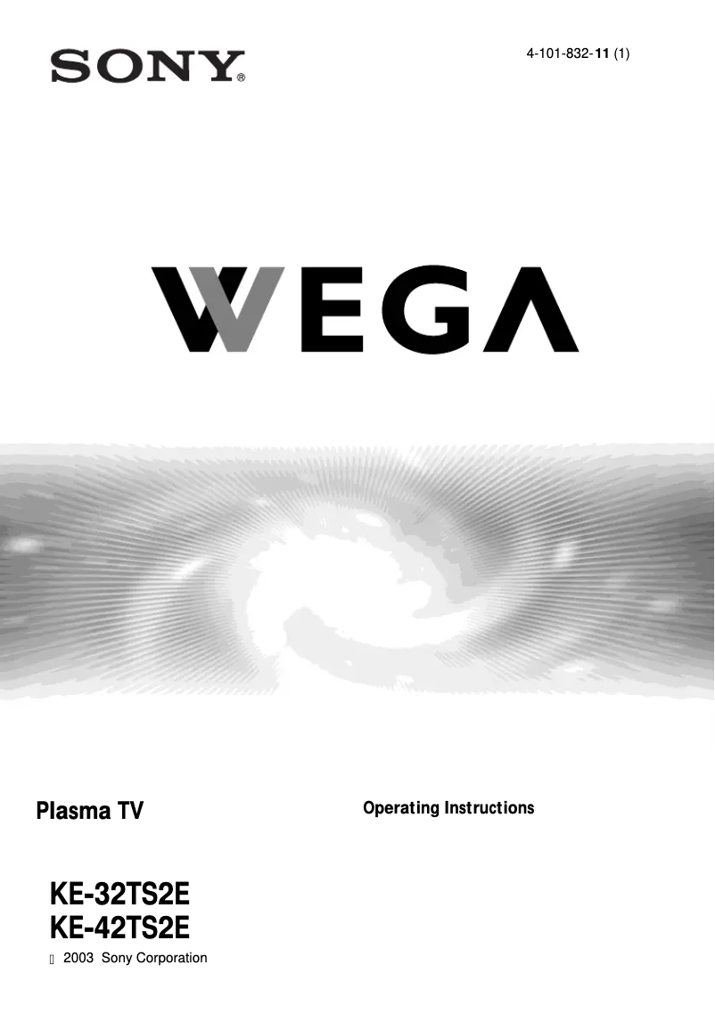 Image de la première page du manuel de l'appareil KE-32TS2E