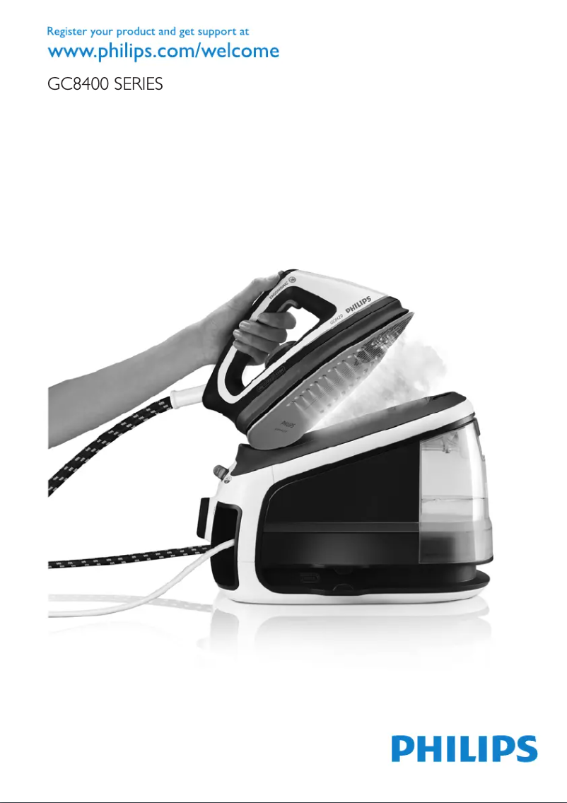 Page 1 de la notice Manuel utilisateur Philips 8400 series GC8460
