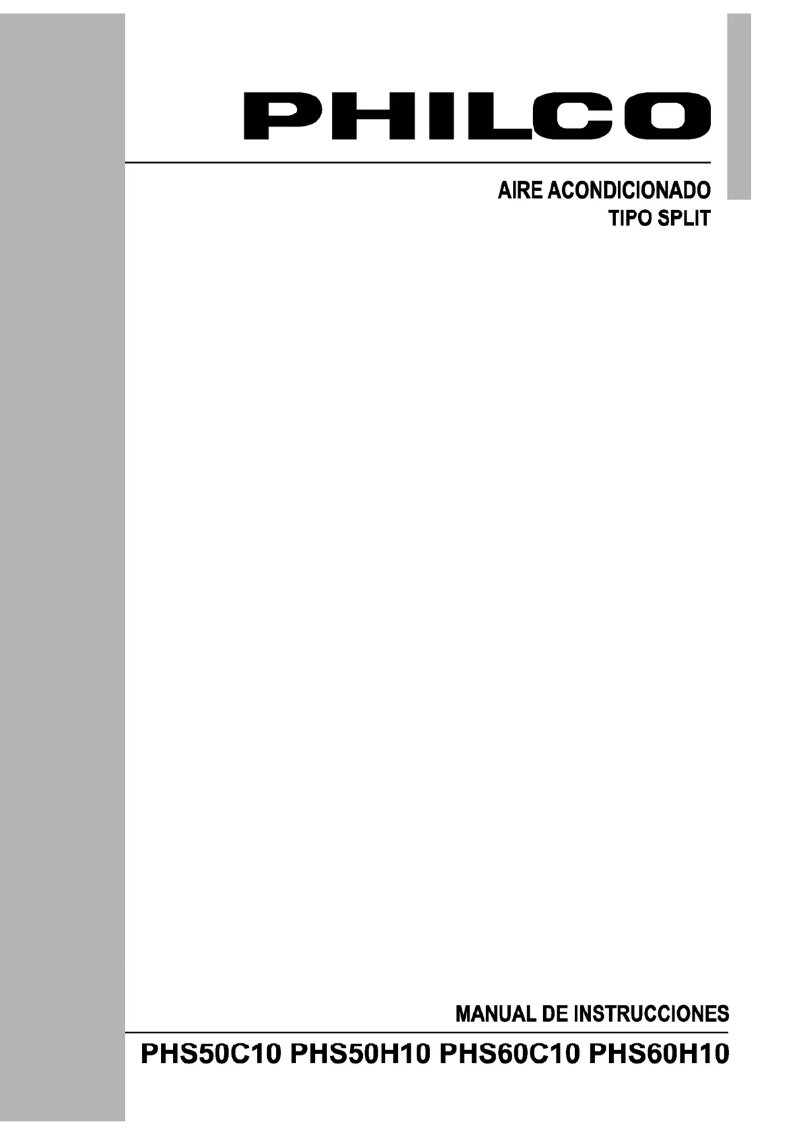 Page 1 de la notice Manuel utilisateur Philco PHS60H10