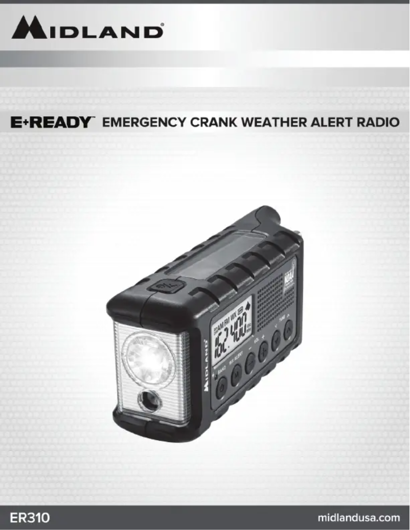 Página 1 del manual Manual de usuario Midland E+Ready ER310