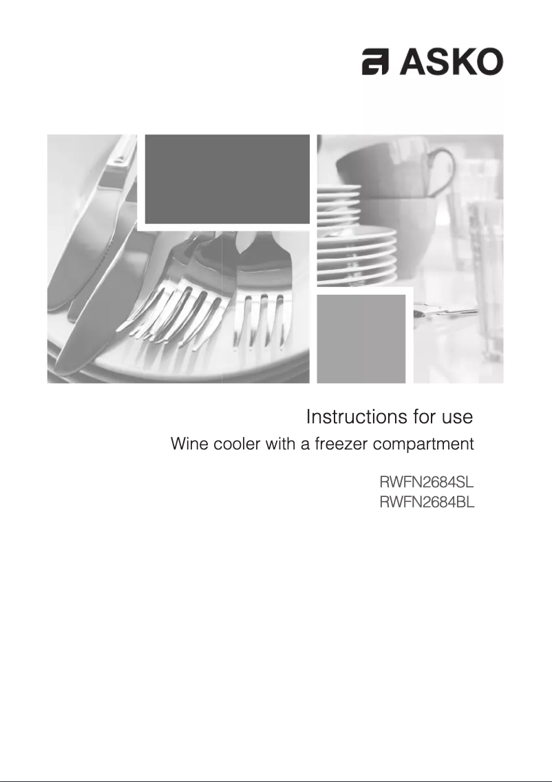 Image de la première page du manuel de l'appareil RWFN2684SL