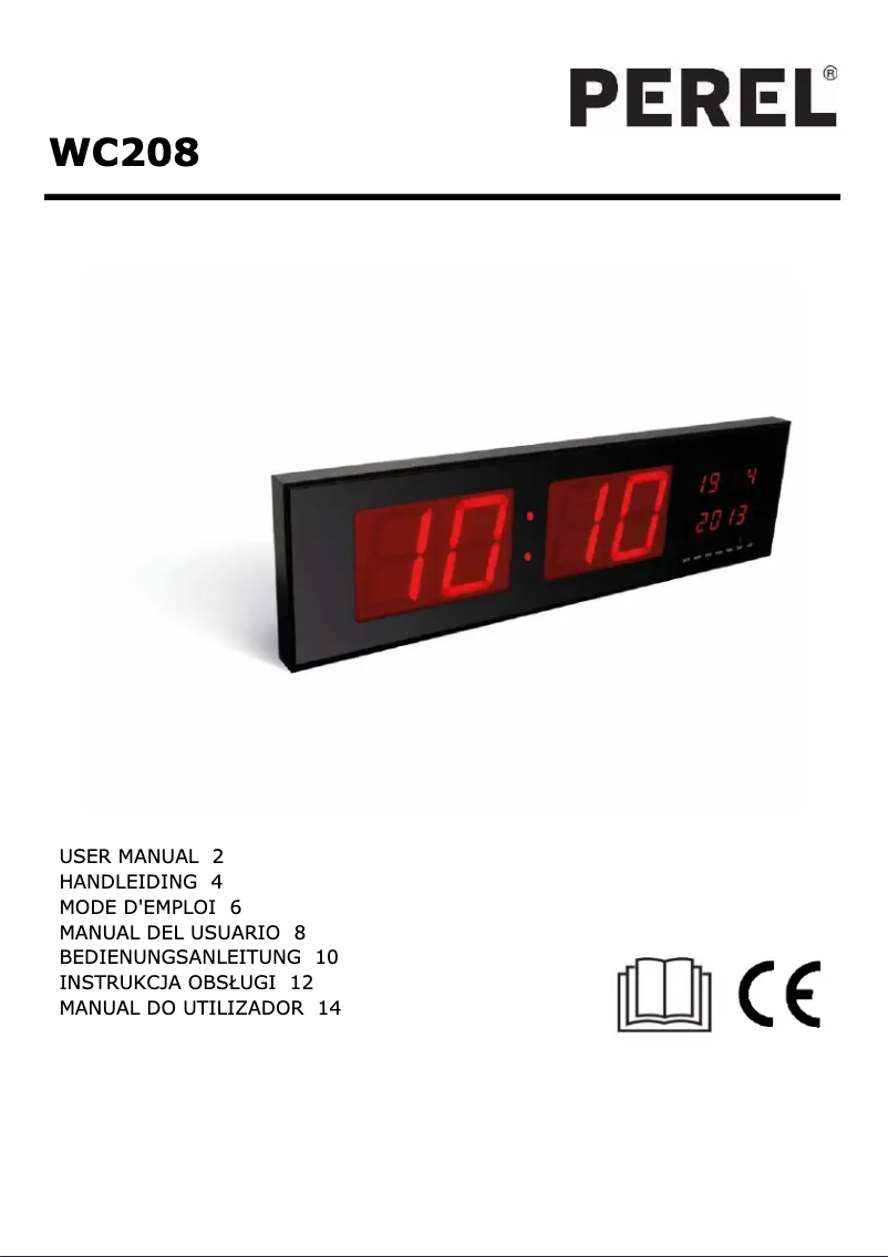 Image de la première page du manuel de l'appareil WC208