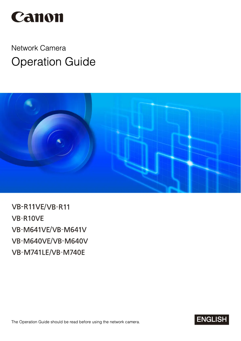 Image de la première page du manuel de l'appareil VB-M640VE