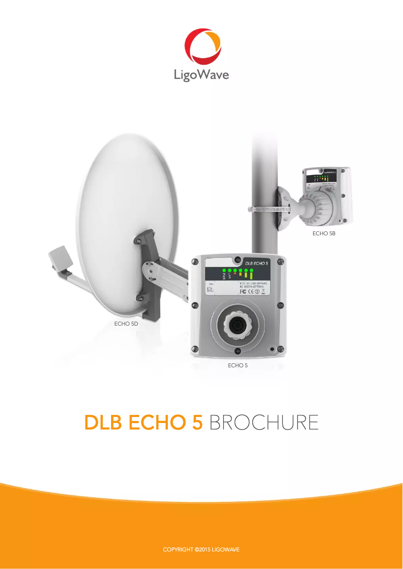 Image de la première page du manuel de l'appareil LigoDLB ECHO 5D