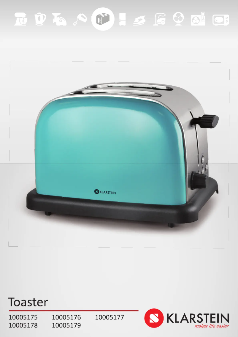 Page 1 de la notice Manuel utilisateur Klarstein 10005179