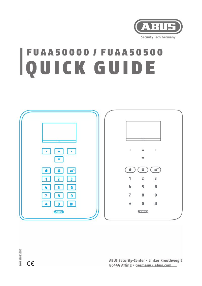 Page 1 de la notice Manuel utilisateur Abus FUAA50510
