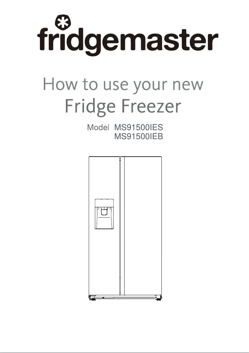 Página 1 del manual Manual de usuario Fridgemaster MS83430EB