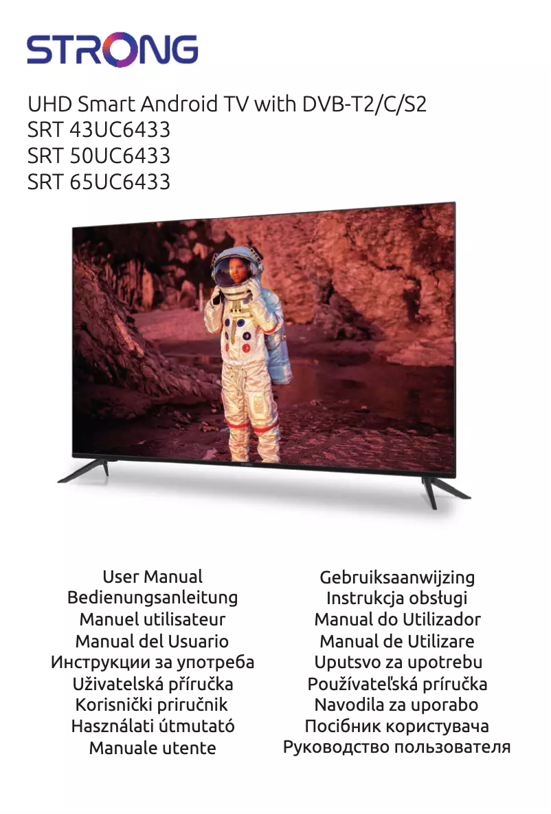 Page n°1 - Manuel utilisateur Strong SRT 65UC6433