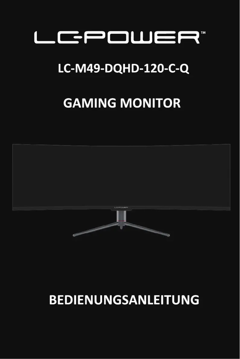 Page 1 de la notice Manuel utilisateur LC-Power LC-M49-DQHD-120-C-Q