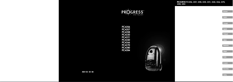 Página 1 del manual Manual de usuario Progress PC4266