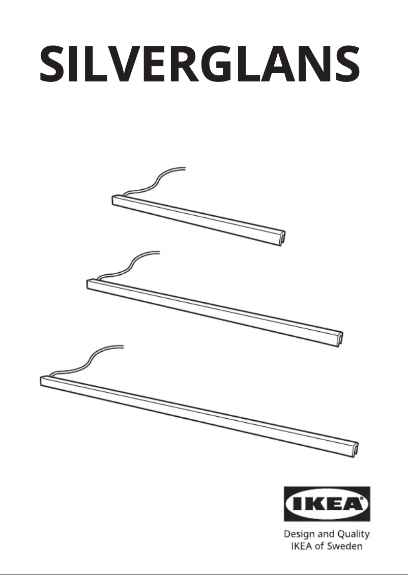 Page 1 de la notice Manuel utilisateur Ikea SILVERGLANS 005.233.63