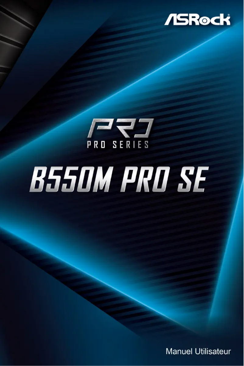 Página 1 del manual Manual de usuario Asrock B550M Pro SE