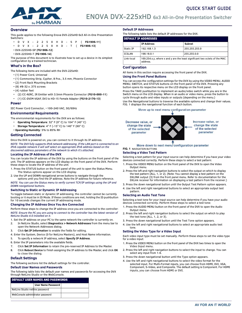 Image de la première page du manuel de l'appareil DVX-2255HD