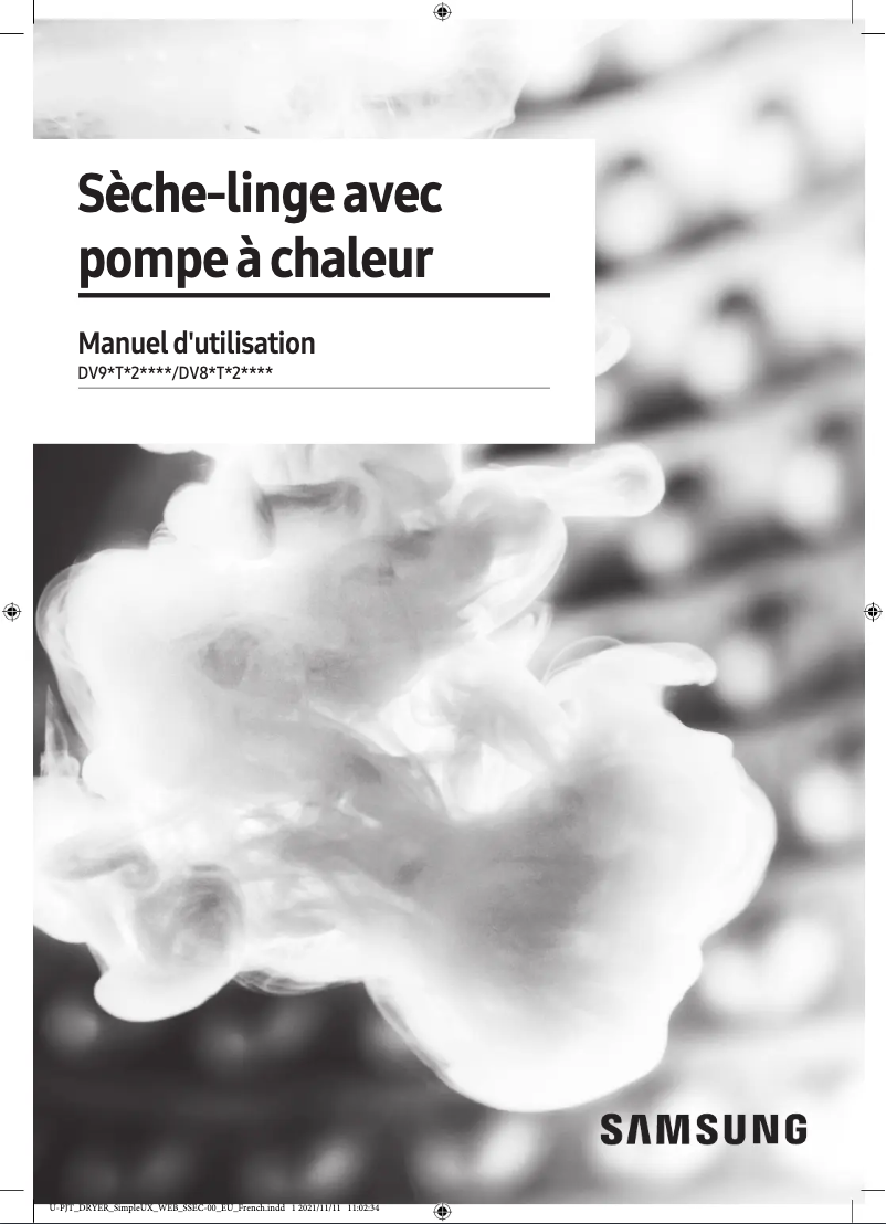 Page n°1 - Manuel utilisateur Samsung DV90T5240AN