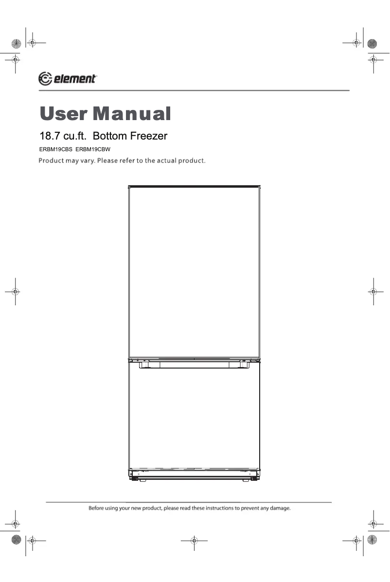 Page n°1 - Manuel utilisateur Element ERBM19CBW